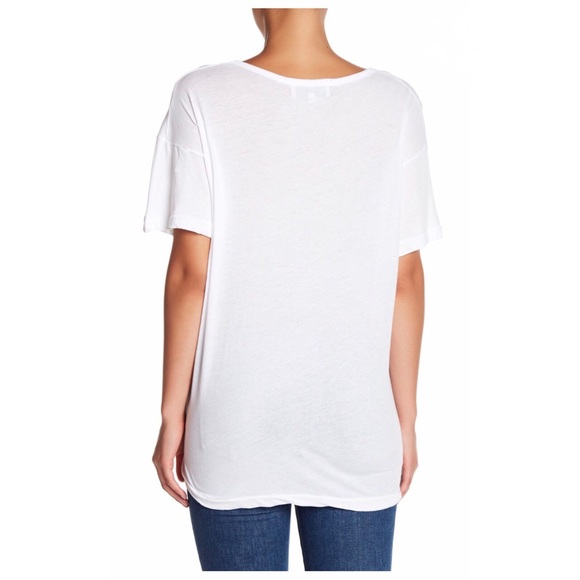 Wildfox Rip Neck Tee (M) NWT - Picture 4 of 8
